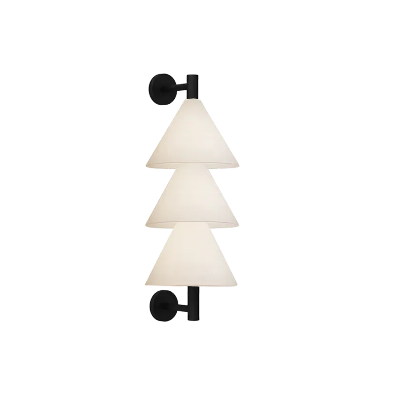 Robin Lampa ścienna / kinkiet Boga wys. 54 cm IP 44 biały klosz / czarny metal Obniżka ceny