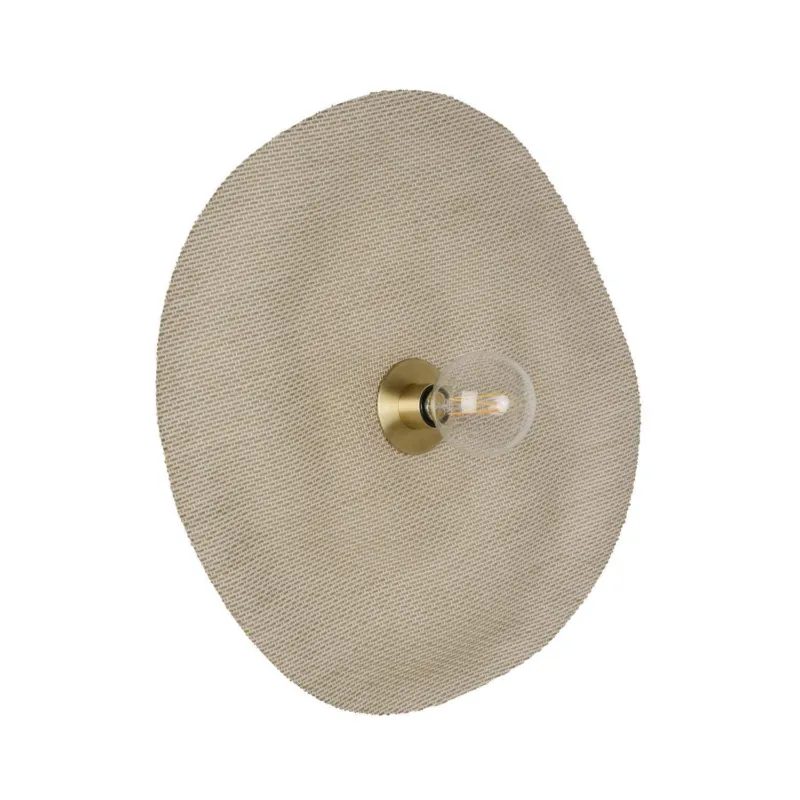 Market Set Lampa ścienna / kinkiet Rivage beżowy śr. 58 cm Taniej
