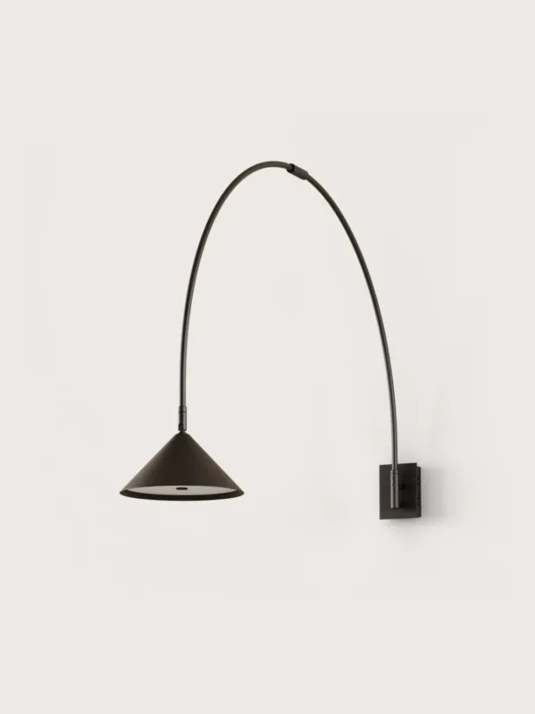 Aromas Lampa ścienna / kinkiet Hinoo czarna gł. 111 cm Oferta