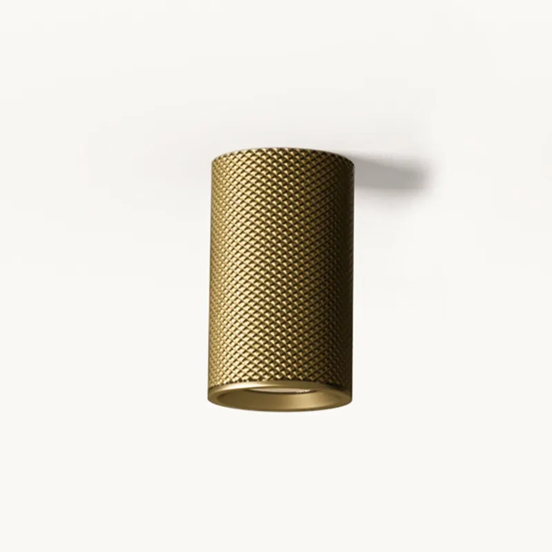 Bezpieczna płatność Aromas Oprawa natynkowa Latto wys. 10 cm aluminiowa złota