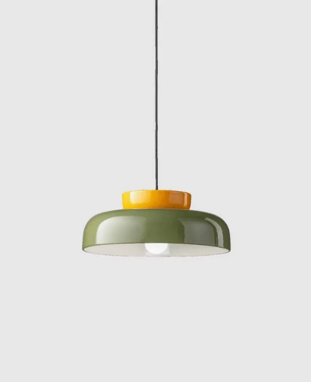 Ekspresowa dostawa Ferroluce Lampa wisząca Maracana śr. 37 cm zielona