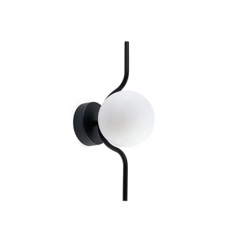 Niska cena Faro Lampa ścienna / kinkiet Le Vita wys. 40 cm czarna