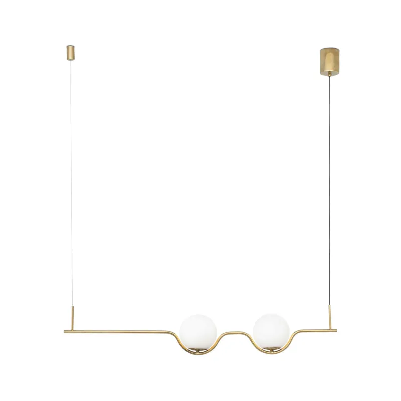 Hit cenowy Faro Lampa wisząca Le Vita szer. 103 cm złota