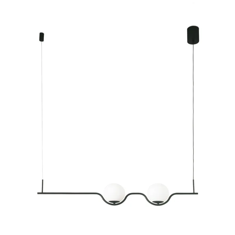 Najlepsza cena Faro Lampa wisząca Le Vita szer. 103 cm czarna