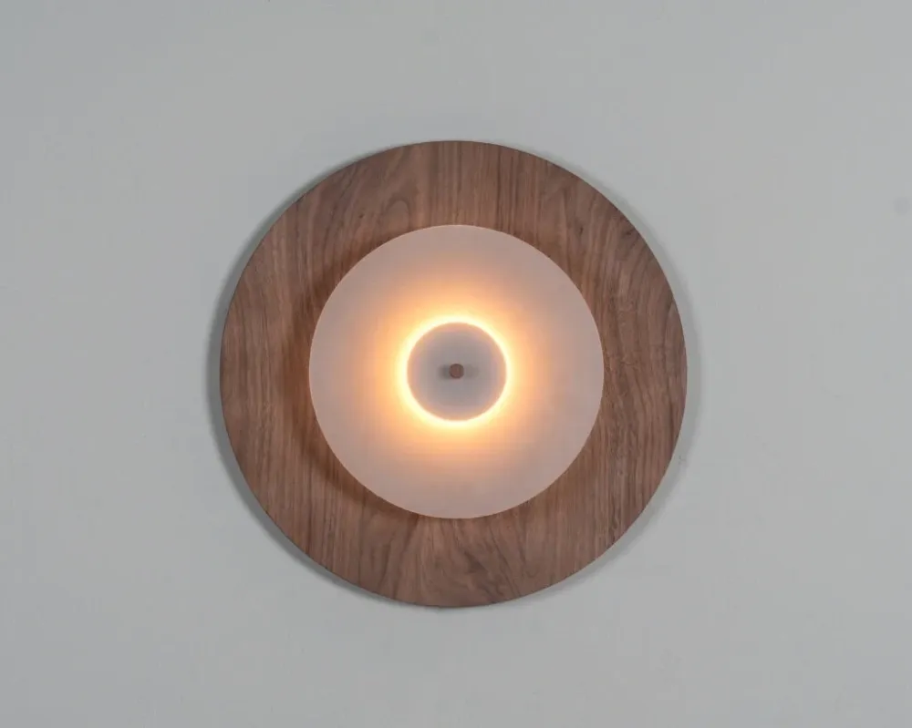 Obniżka ceny Loftlight Lampa ścienna / kinkiet Aeroplan Wood śr. 32 cm
