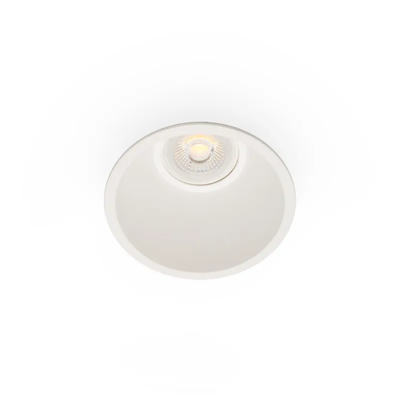 Wysoka jakość Faro Lampa sufitowa wpuszczana Fresh śr. 9 cm biała