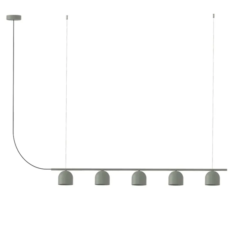 Robin Lampa wisząca Rio 5 Linear szer. 120 cm zielona Łatwy zwrot