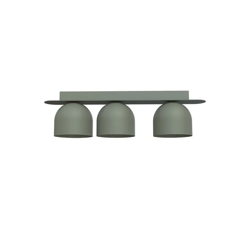 Nie przegap Robin Lampa sufitowa / plafon Rio 9 szer. 38 cm zielona