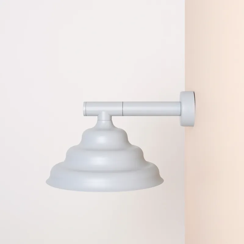 Artera Lampa ścienna / kinkiet Fala szer. 23 cm szara Wyprzedaż