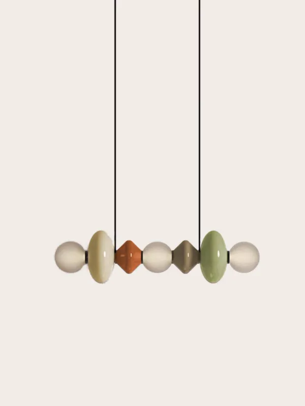 Aromas Lampa wisząca Mapi horyzontalna szer. 117 cm wielokolorowa Nowość