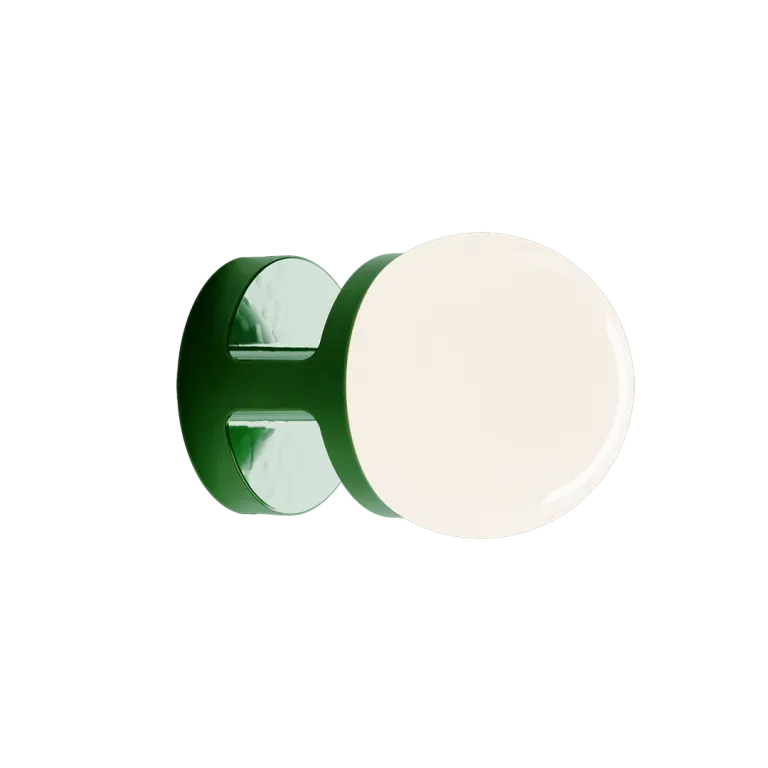 Premium Ferroluce Lampa ścienna / kinkiet Habea śr. 16 cm zielona