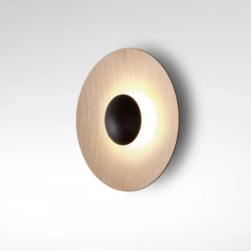Wybór klientów Marset Kinkiet / lampa ścienna Ginger śr. 32 cm dębowa