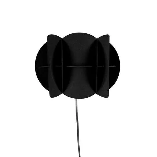 Promocja Dutchbone Lampa ścienna metalowa Corridor czarna
