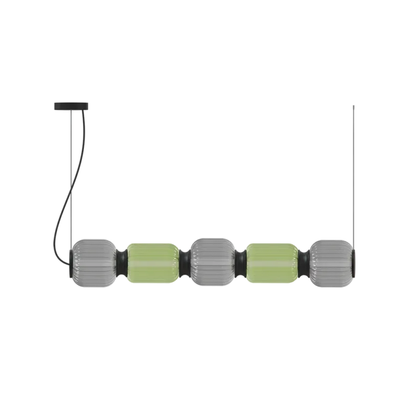 Nie przegap Robin Lampa wisząca Greenberry szer. 111,5 cm zielono-szara
