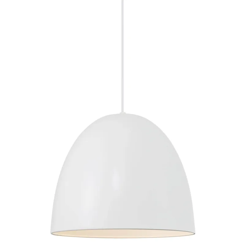Nordlux Lampa wisząca Alexander biała śr. 30 cm Popularny