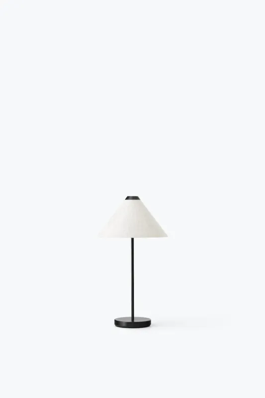 New Works Lampa stołowa Brolly Portable Linen Popularny