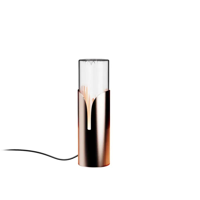 Oferta Robin Lampa stołowa Bisel wys. 21 cm miedziana