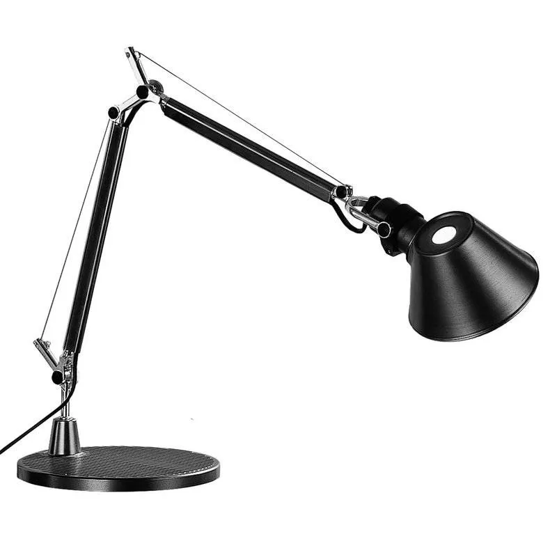 Dostępne od ręki Artemide Lampa biurkowa Tolomeo czarna wys. 64,5 cm
