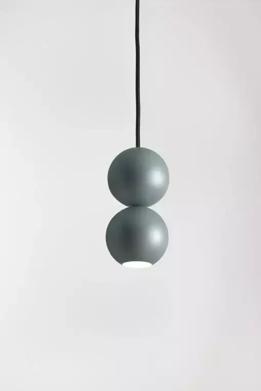 LOFTLIGHT Lampa wisząca Bola Bola szara wys. 18 cm Nowość