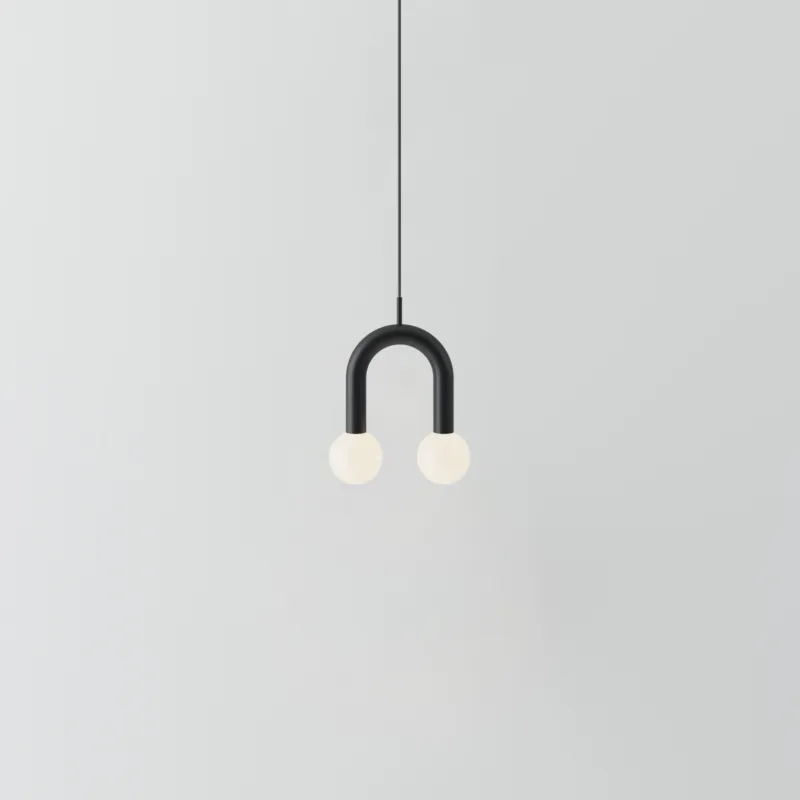 Robin Lampa wisząca Rigoberta Super Curved szer. 26 cm czarna Szybka wysyłka