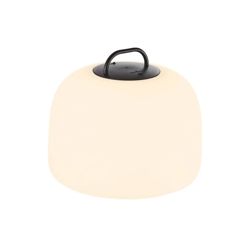 Wyprzedaż Nordlux Lampa ogrodowa Kettle ze ściemniaczem biało-czarna śr. 36 cm