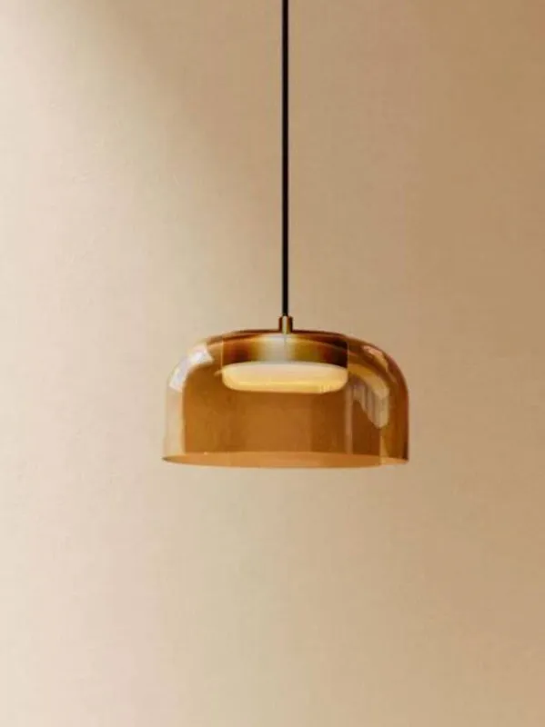 Aromas Lampa wisząca Ipon śr. 20 cm dymiona brązowa / złoty metal Promocja