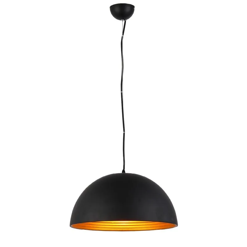 Lampa wisząca MODENA 40 Czarna/Złota Bezpieczne zakupy