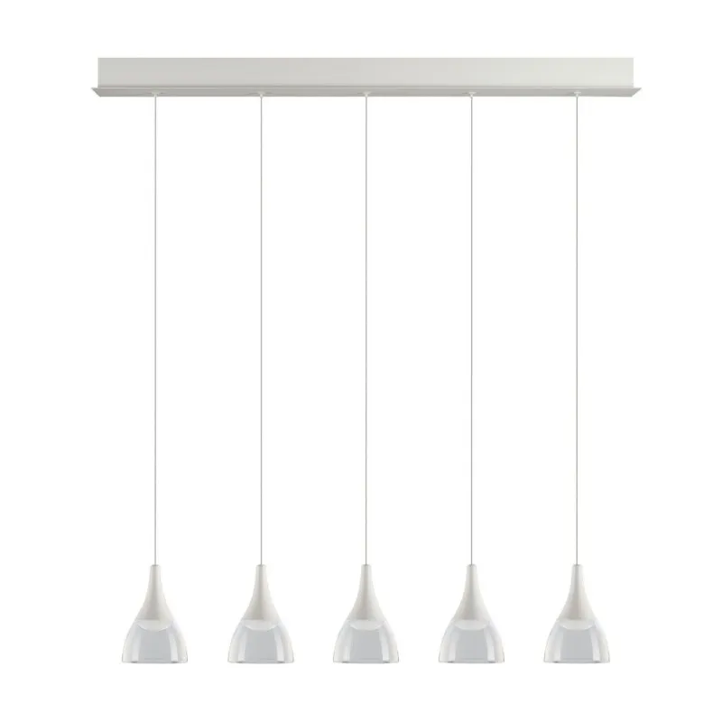 Nowy Lampa wisząca DALMATIA 5 Biała