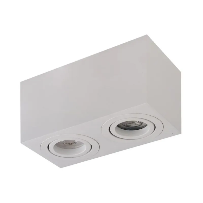 Lampa natynkowa BRANT 2 SQUARE Biała Taniej
