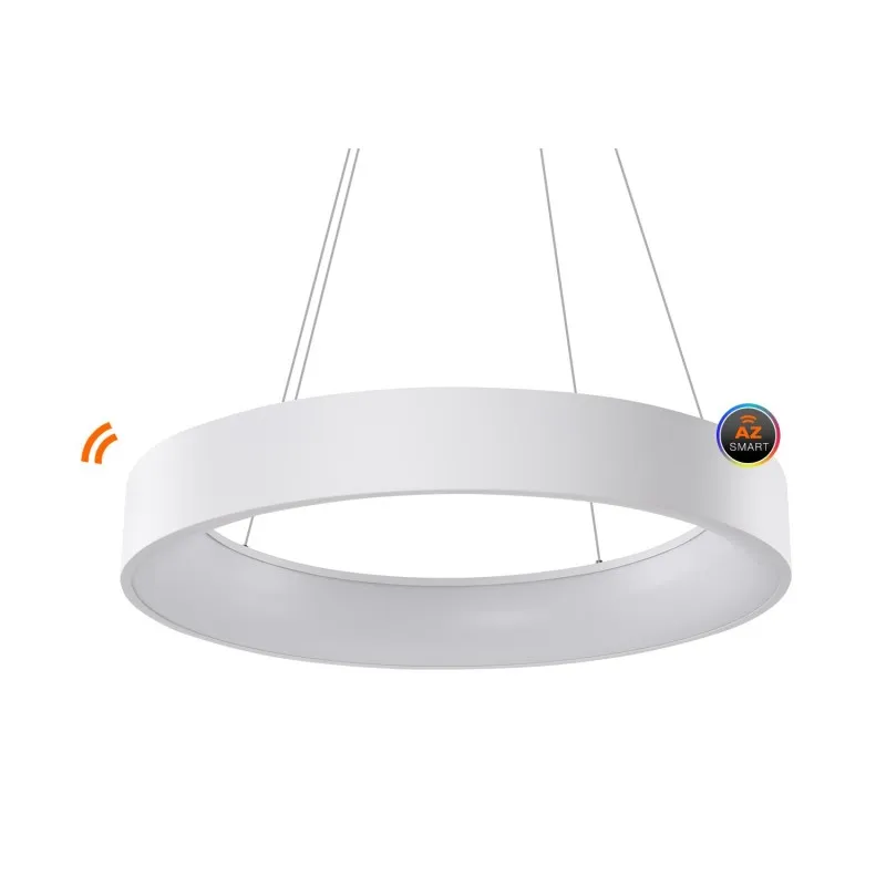 Nie przegap Lampa wisząca SOLVENT R PENDANT 110 CCT SMART Biała z pilotem