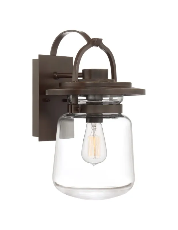 Dodaj do koszyka Quintiesse Średnia latarnia naścienna Lasalle - 1 źródło światła IP44 Elstead Lighting QN-LASALLE-M-WT