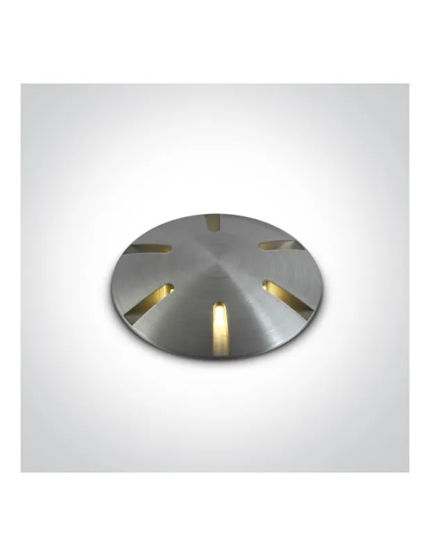 One Light wpust LED aluminiowy do ogrodu ścieżka chodnik Diaselo 6 69044/AL/W IP67 kolory-swiatla.pl Okazja