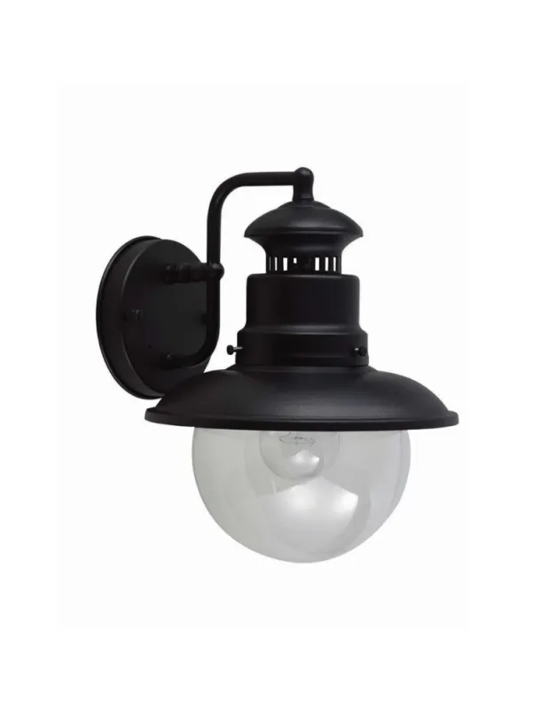 Cena promocyjna Elstead SHIPSTON Kinkiet E27 1x60W IP44 Czarny GZH-SHIP2 kolory-swiatla.pl