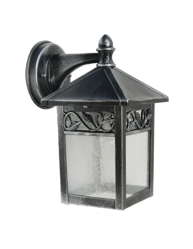 Cena promocyjna Elstead WINCHCOMBE Kinkiet E27 1x60W IP44 Czarny/Srebrny GZH-WC2 kolory-swiatla.pl