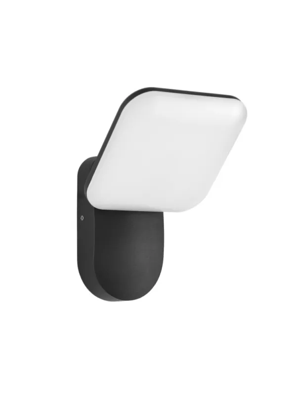 Italux Nammi Zewnętrzna Ścienna Czarny piaskowany IP54 1xLED 12W 3000K OWL-6206-3K kolory-swiatla.pl Obniżka ceny