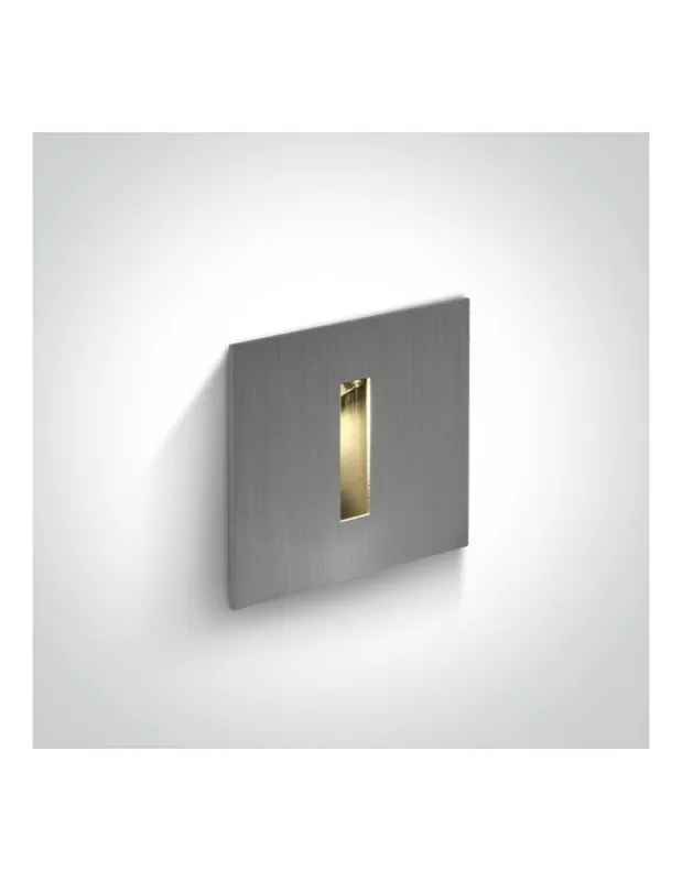 One Light wpust LED stylowy ozdobny mieszkanie dom elewacja Epitalio 68004/AL/W IP54 kolory-swiatla.pl Super okazja