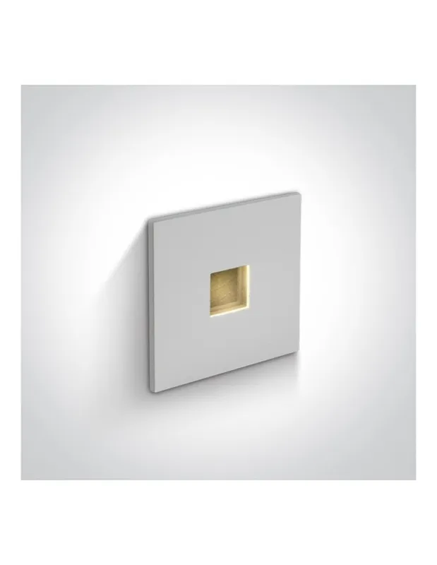 Oferta One Light wpust LED do oświetlenia korytarza chodnika Ladiko 68004A/W/W IP54 kolory-swiatla.pl