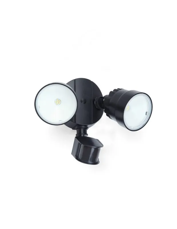 Lutec SHRIMP - CZUJNIK RUCHU Ścienna LED Czarny 7622104330 kolory-swiatla.pl Oferta czasowa