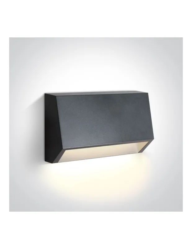 Tylko do końca tygodnia One Light kinkiet LED odporny na pogodę dom ogród Diminio 67386A/AN/W IP65 kolory-swiatla.pl
