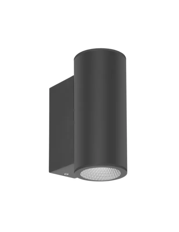 Super okazja Italux Lenta GU10 Zewnętrzna Ścienna Czarny piaskowany IP54 2xGU10 40W OWL-2026A-2-GU10 kolory-swiatla.pl