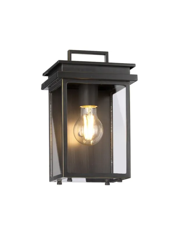 Wysoka jakość Elstead GLENVIEW Kinkiet E27 1x60W IP44 Antyczny Brąz FE-GLENVIEW-S kolory-swiatla.pl