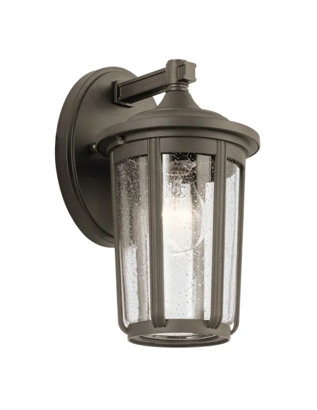 Nowy Quintiesse Średnia latarnia naścienna Fairfield - 1 źródło światła - Stary brąz IP44 Elstead Lighting QN-FAIRFIELD-M-OZ