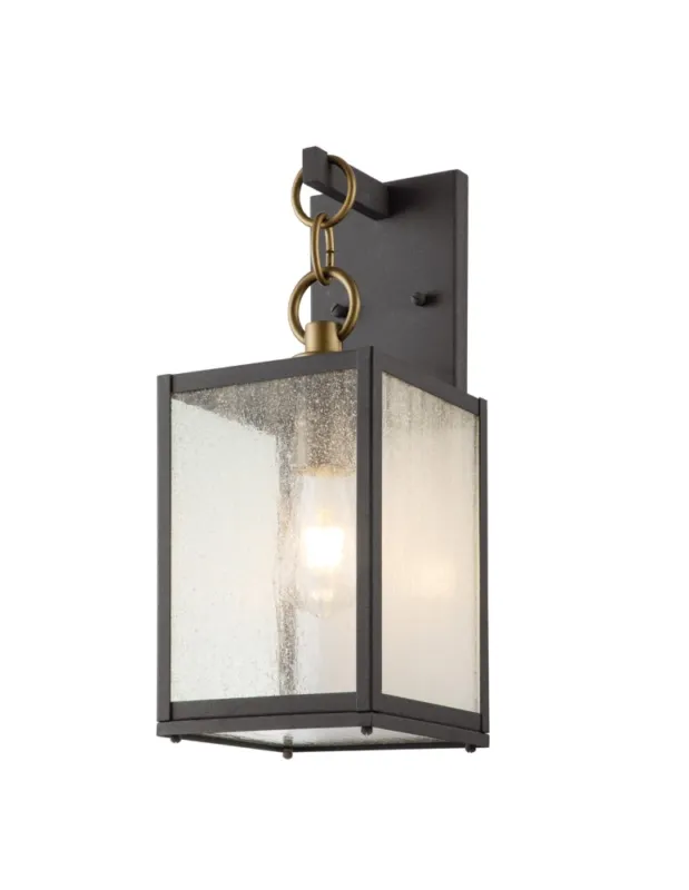 Quintiesse Średnia latarnia naścienna Lahden - 1 źródło światła IP44 Elstead Lighting QN-LAHDEN2-M-WZC Tani