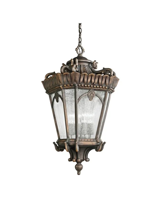 Elstead Lighting Średnia latarnia wisząca Tournai - 1 źródło światła IP44 KL-TOURNAI8-M Wyjątkowa oferta