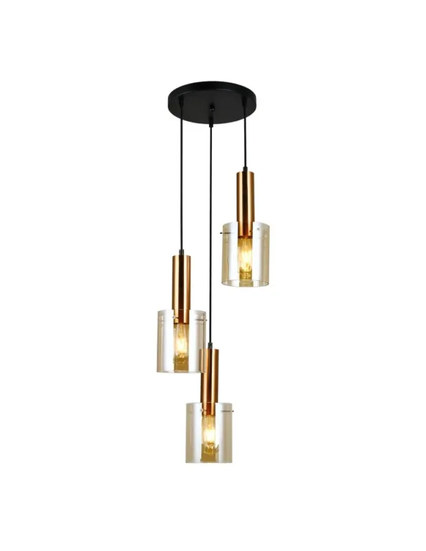 Bezpieczne zakupy Zakup Teraz! Italux Sardo 3xE27 - Elegancka Lampa Wisząca w Stylu M