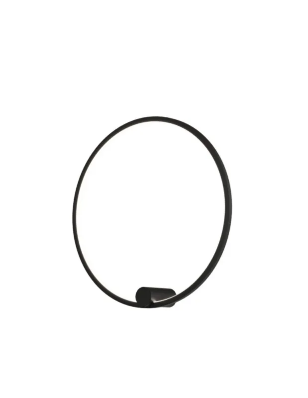 Zniżka YASKR Kinkiet Ringa M 1xLED czarny WL0116-M-BK Czarny