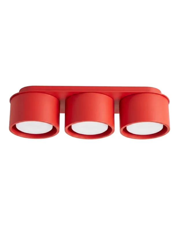 Oferta Sollux Plafon MODO 3 czerwony Gx53 SL.2480