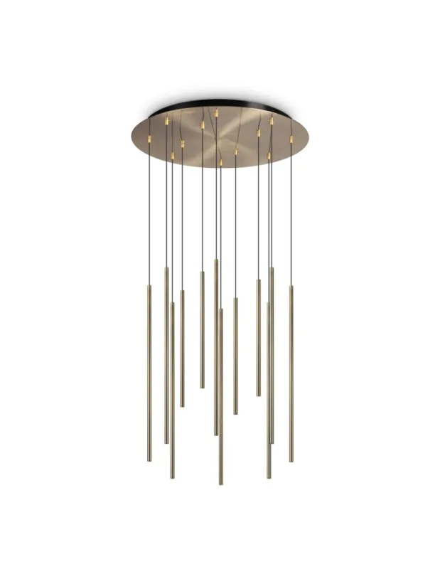 Ideal Lux Lampa Wisząca LOOK LED SP12 ROUND DROP D16 ON-OFF OT 2700K Mosiądz 341101 Zamów teraz