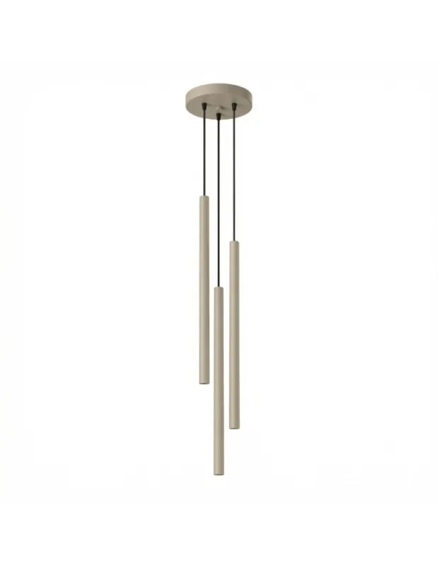 Cena promocyjna Sollux Lampa wisząca PASTELO 3P taupe SL.2119