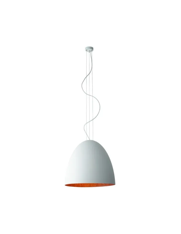Nowodvorski EGG WHITE/COPPER L Sufitowa Wisząca Max moc 40W E27 Biały 10324 Bezpieczne zakupy